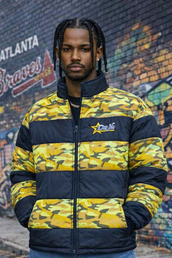 DaJé Digital Camo Bubble Jacket